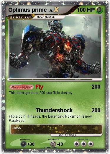 Pokemon Optimus prime