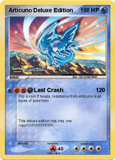 Pokemon Articuno Deluxe Edition