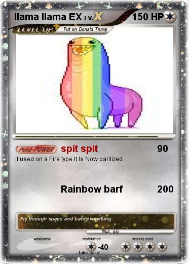 Pokemon llama llama EX