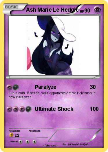 Pokemon Ash Marie Le Hedgie