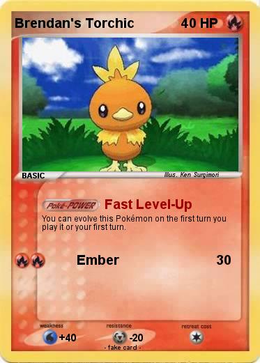 Pokemon Brendan's Torchic