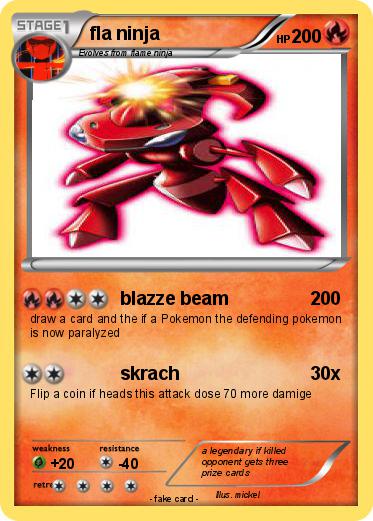 Pokemon fla ninja