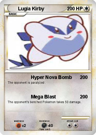 Pokemon Lugia Kirby