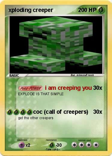 Pokemon xploding creeper