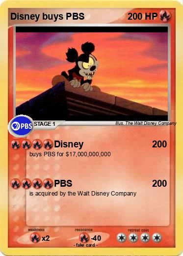 Pokemon Disney buys PBS