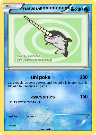 Pokemon narwhal!!!!!!!!!!!!!!!!!!!!!!