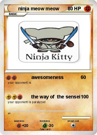 Pokemon ninja meow meow