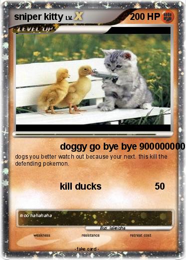 Pokemon sniper kitty