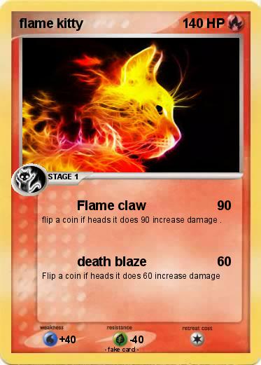 Pokemon flame kitty