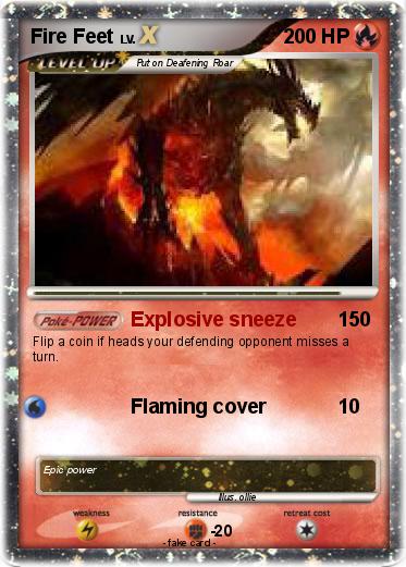 Pokemon Fire Feet