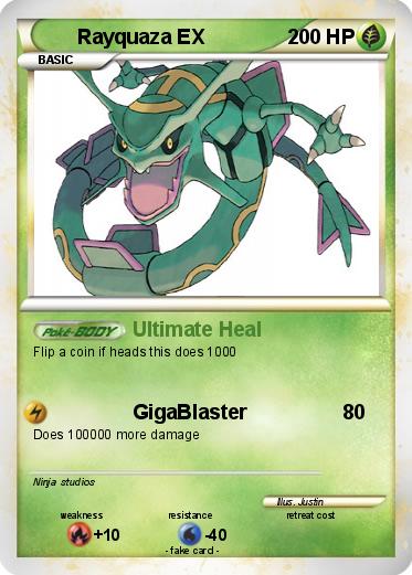 Pokemon Rayquaza EX
