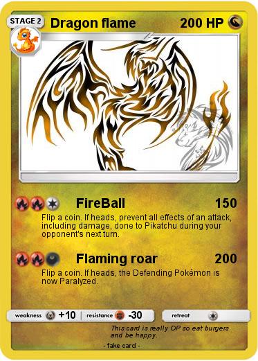 Pokemon Dragon flame
