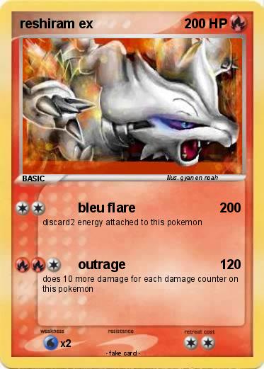 Pokemon reshiram ex