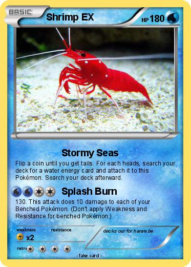 Pokemon Shrimp EX