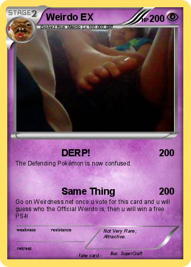 Pokemon Weirdo EX