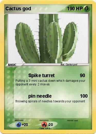 Pokemon Cactus god