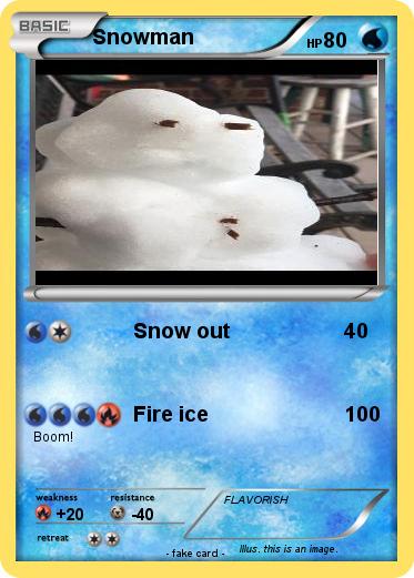 Pokemon Snowman