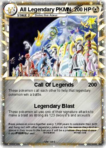 Pokemon All Legendary PKMN