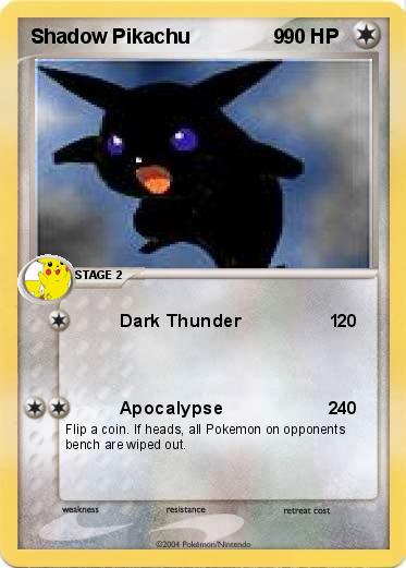 Pokemon Shadow Pikachu               9