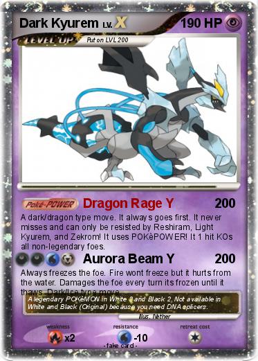 Pokemon Dark Kyurem