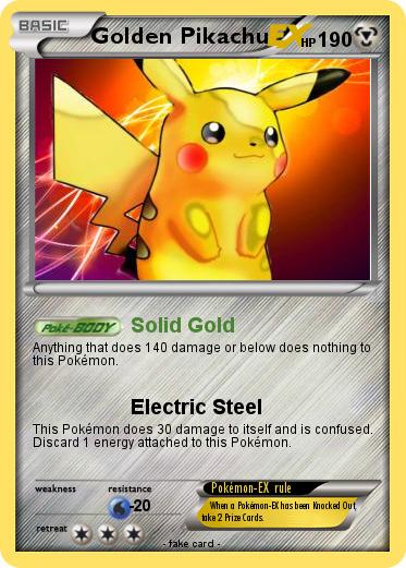 Pokemon Golden Pikachu