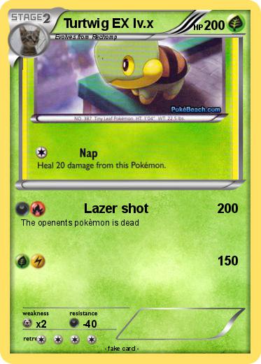 Pokemon Turtwig EX lv.x