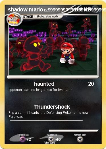 Pokemon shadow mario