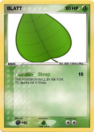 Pokemon BLATT