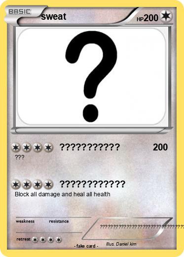 Pokemon sweat
