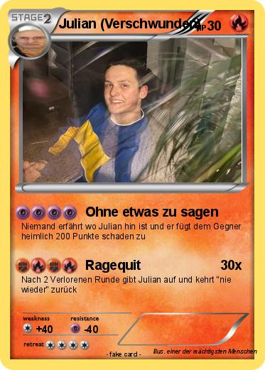 Pokemon Julian (Verschwunden)