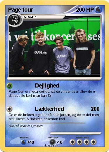 Pokemon Page four