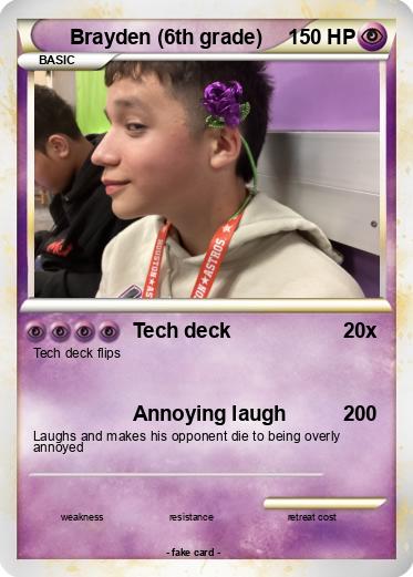 Pokemon Brayden (6th grade)