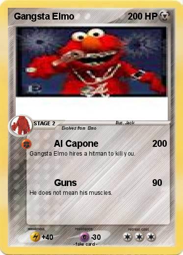 Pokemon Gangsta Elmo