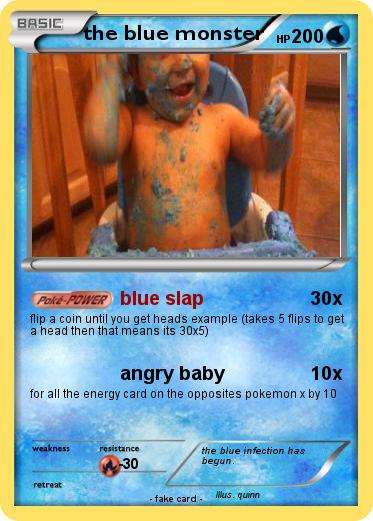 Pokemon the blue monster