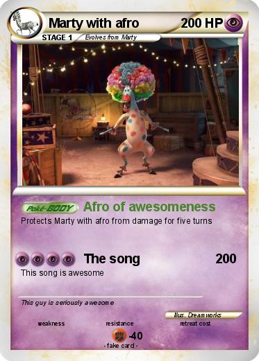 Pokemon Marty with afro