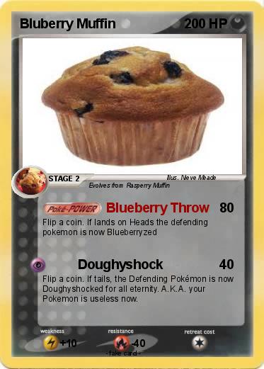 Pokemon Bluberry Muffin