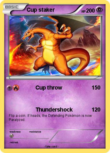 Pokemon Cup staker