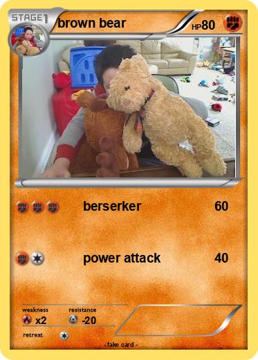 Pokemon brown bear