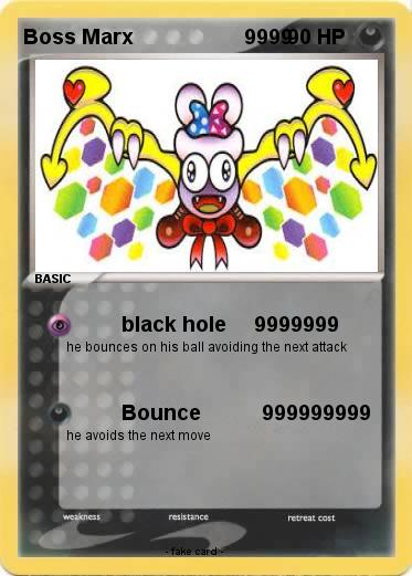 Pokemon Boss Marx                    9999