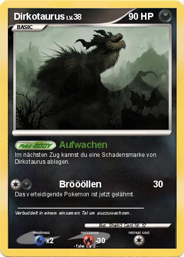 Pokemon Dirkotaurus