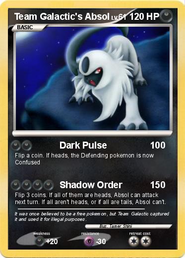 Pokemon Team Galactic's Absol
