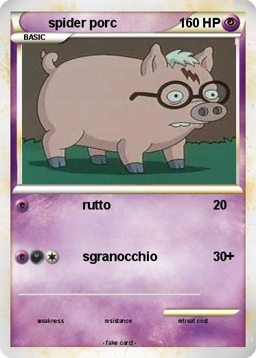 Pokemon spider porc