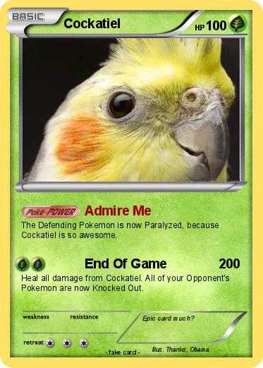 Pokemon Cockatiel