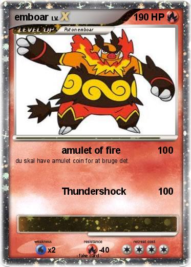 Pokemon emboar
