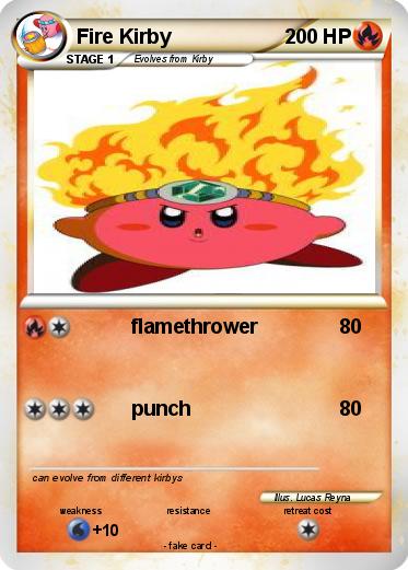 Pokemon Fire Kirby