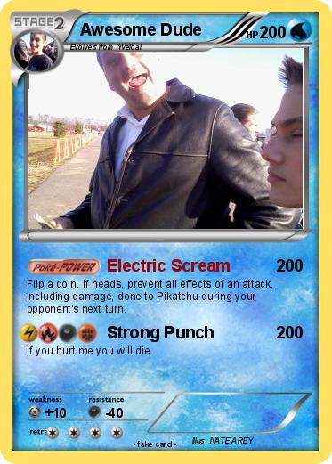 Pokemon Awesome Dude
