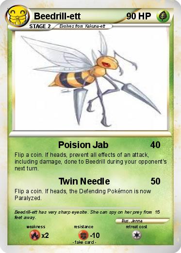 Pokemon Beedrill-ett