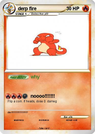Pokemon derp fire