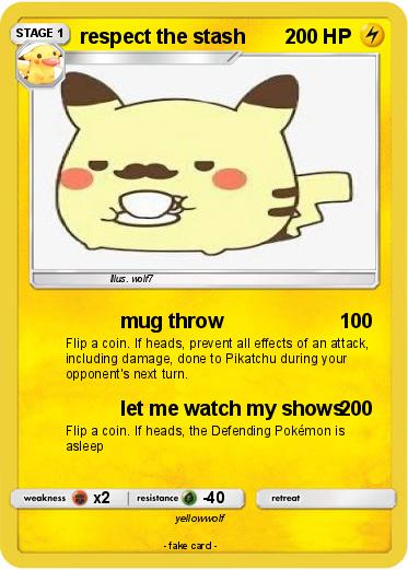 Pokemon respect the stash