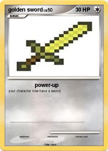 Pokemon golden sword